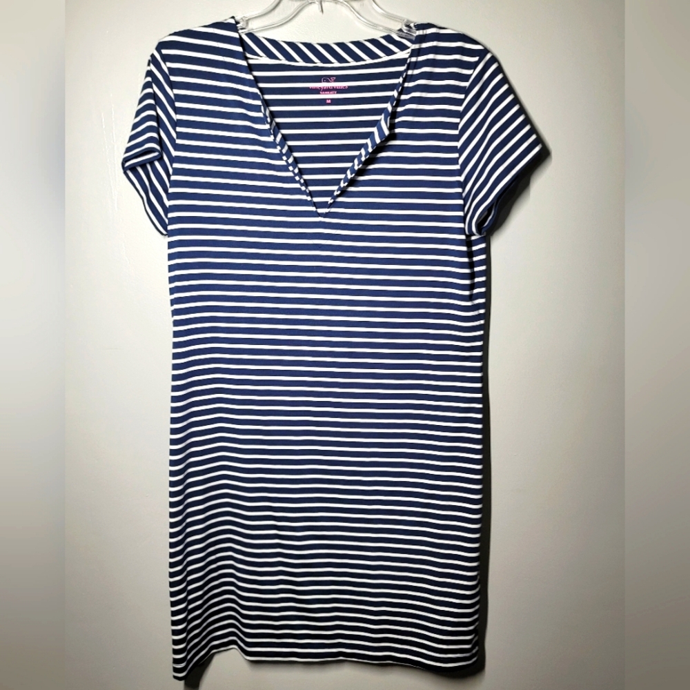 Vineyard‎ Vines Sankathy Navy and White Striped Tunic Dress